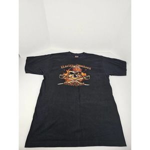 Harley Davidson Bahamas Skull Biker Graphic T-shirt Mens Size XL